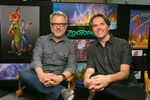 Rich Moore and Byron Howard behind the scenes of Zootopia.