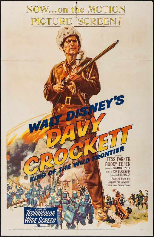 Davy Crockett King of the Wild Frontier Poster