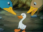 The more the Father Duck looks at the ugly one, the angrier he becomes...