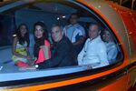 Bob Iger and Willow Bay with George Clooney on the Monorail ride in May 2015.