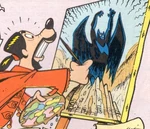 Chernabog's cameo in the Italian story Chief O'Hara and the shadows of the past.