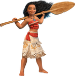 Moana with oar render