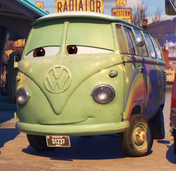Disney cars hippie van on sale