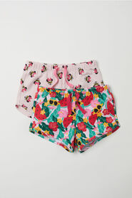 Shorts estampados en punto de algodón de H&M.