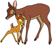 Bambi-mother-embrace