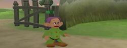Dopey in Disney Princess: Enchanted Journey.