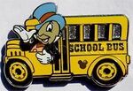 Jiminy cricket bus pin