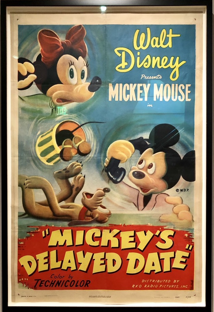 Walt Disney Mickey's Mellerdrammer Custom Framed Poster 