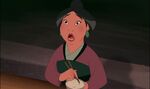 "Mulan!"-Fa Li watching her daughter argue with Fa Zhou.