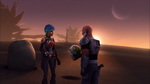 Sabine Wren and Rex on Atollon