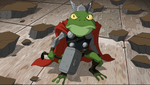 Thor after being transformed into Throg