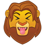 Disney Emoji Blitz - Adult Simba - Unhappy Variation