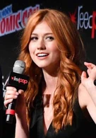 Katherine McNamara speaks at the 2017 New York Comic Con.