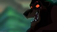 Scar transforming on Kovu in Simba's nightmare