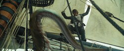 Will Turner fights the Kraken