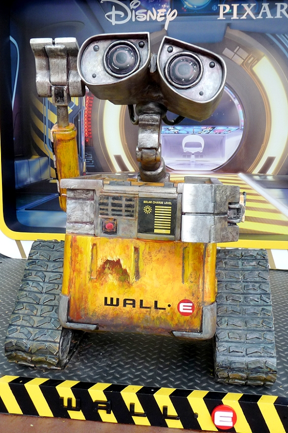 LEGO Wall-E robot model from Disney Pixar movie holding small