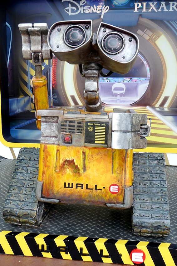 LEGO Wall-E Robot Character from Pixar Animated Movie Carrying a