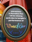 World of Color Sign