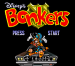 Bonkers (SNES) - Title Screen