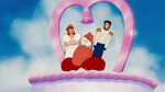 Sebastian attends the wedding of Ariel and Prince Eric.