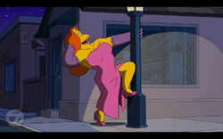 Simpsons Jessica Rabbit Who Framed Roger Rabbit spoof