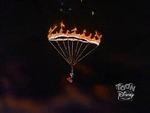 Parachute burn