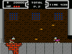 Scrooge fighting Magica De Spell.