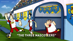 Three Mascot-teers