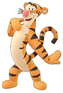 Tigger Tiger White Orange Disney Unisex Cartoon Graphic Casual