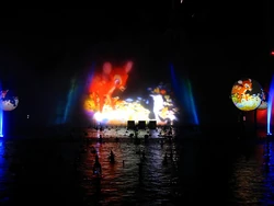 Bambi and Flower in World of Color.