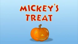 Mickey's Treat title card