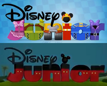 disney junior logo variations