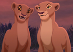 Nala y Kiara en The Lion King II: Simba's Pride.