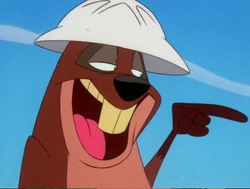 Boss Beaver impressed by Timon's work habit.