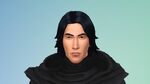 Kylo Ren without his mask in The Sims 4 Star Wars: Journey to Batuu.