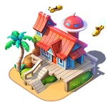 The house as it appears in Disney Magic Kingdoms.