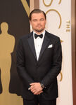 Leonardo DiCaprio arrives at the 86th annual Academy Awards in March 2014.