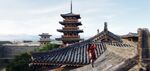 Mulan - Imperial city rooftops set