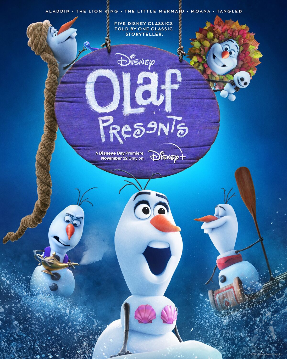 Olaf Gets His Own Disney+ Series Recapping Disney Classics - Inside the  Magic