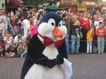 Another penguin at a Disney park