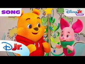 Playdate with Winnie the Pooh "Christmas Is Here" Song 🎄🎶- Music Video - @disneyjr