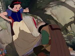 Snow White is spared by the Huntsman