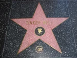 Tinker Bell's star on the Hollywood Walk of Fame.