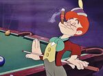 Lampwick strikes a 9 ball