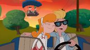 Candace and Jeremy in their sweet ride