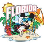 Jerry Leigh - Sunny Florida Mickey Postcard