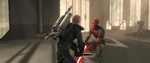 Vizsla uses the Darksaber against Maul