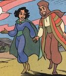 Aladdin's father Hamid (right) in Aladdin #6.