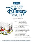 TCM Treasures from The Disney Vault Schedule