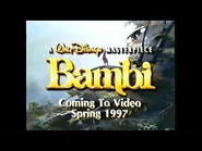 Bambi - 1997 VHS Trailer-2